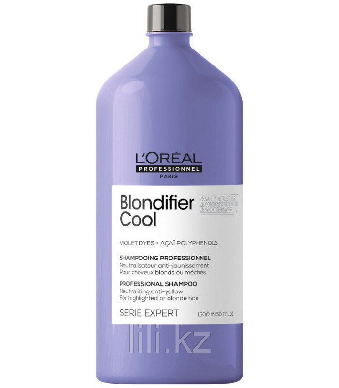 Шампунь для нейтрализации желтизны волос L'Oreal Professionnel Еxpert Blondifier Cool Shampoo 1500 мл.