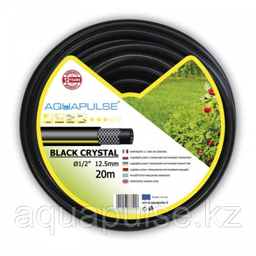 Шланг для полива Aquapulse Black Cristal 3/4"(20мм) 50м | Польша - фото 2 - id-p99636831