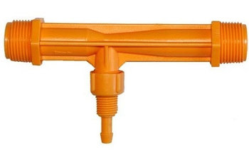 Инжектор "Вентури" 1/2" - 1/2" и соединитель для шланга всасывания AD7401(1/2)