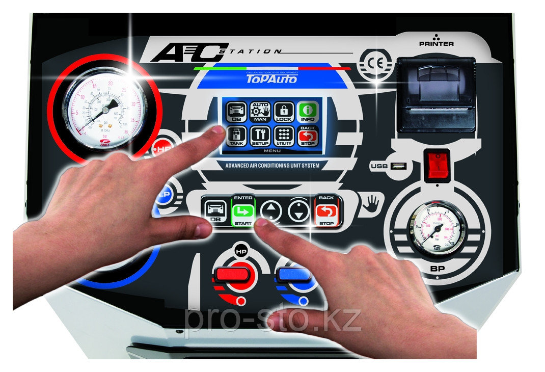 TOP AUTO RR700 Touch - автоматическая станция для заправки кондиционеров - фото 4 - id-p86930975
