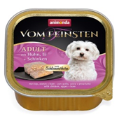 Консервы Vom Feinsten Adult с курицей, яйцом и ветчиной для собак, 150 гр