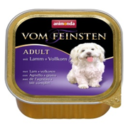 Консервы Vom Feinsten Adult с ягненком и цельными злаками для взрослых собак, 150 гр