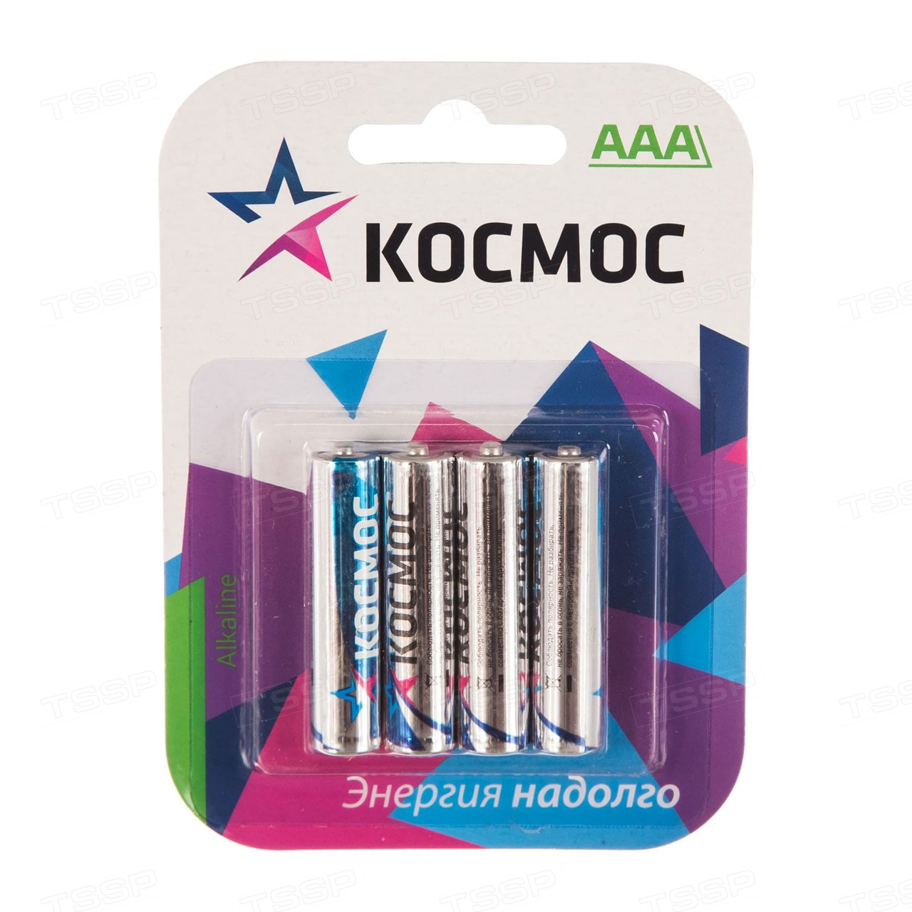 Қызғылт сілтілі космос батареясы ААА 4 дана. KOC-LR03-4BL - фото 1 - id-p99655317