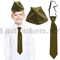 Пилотка военная и галстук на резинке