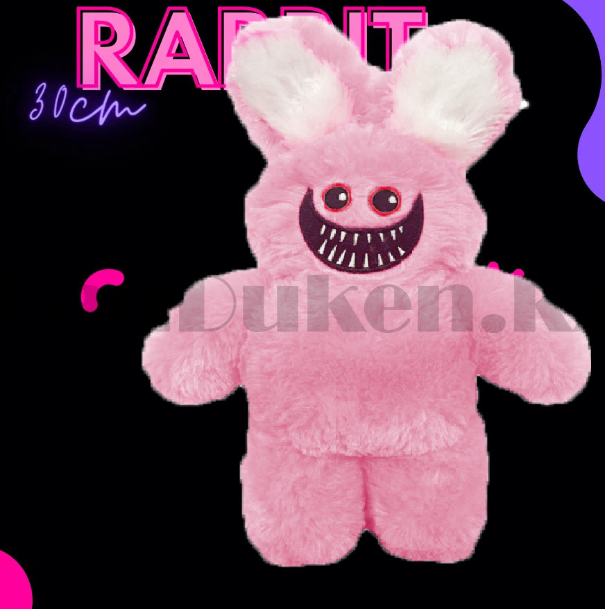 Мягкая игрушка Хаги Ваги заяц 35 см розовая - фото 8 - id-p99669656