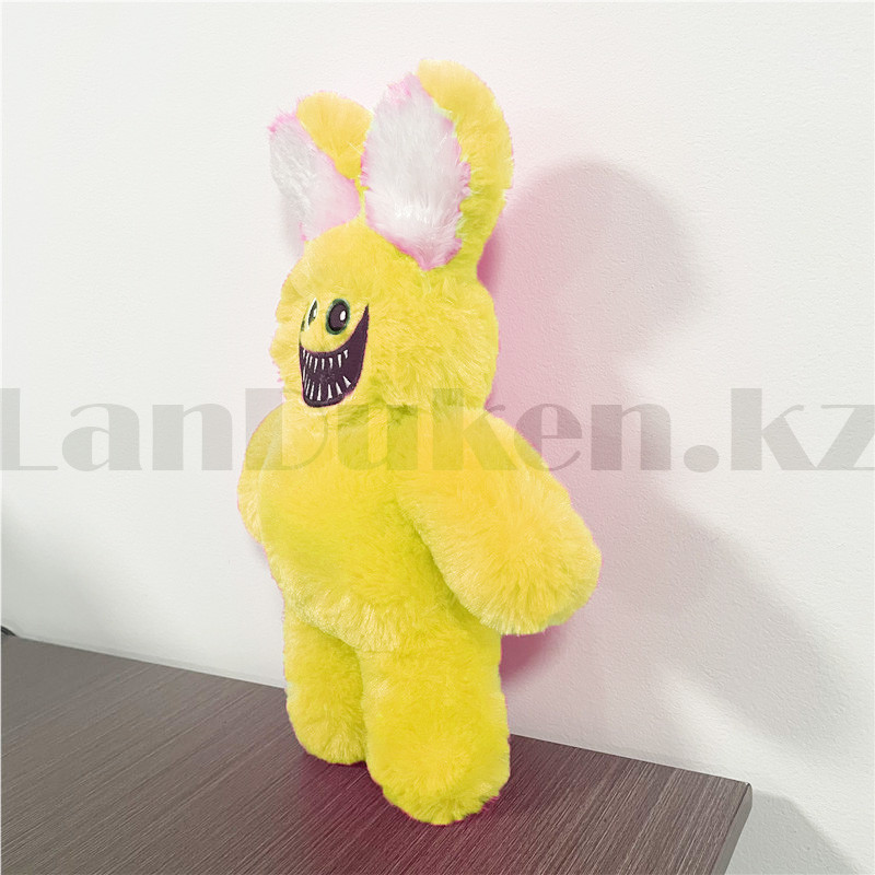 Мягкая игрушка Хаги Ваги заяц 35 см желтая - фото 5 - id-p99669837