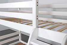 Кровать двухъярусная Адель белый 202х156х139,2 см, фото 3