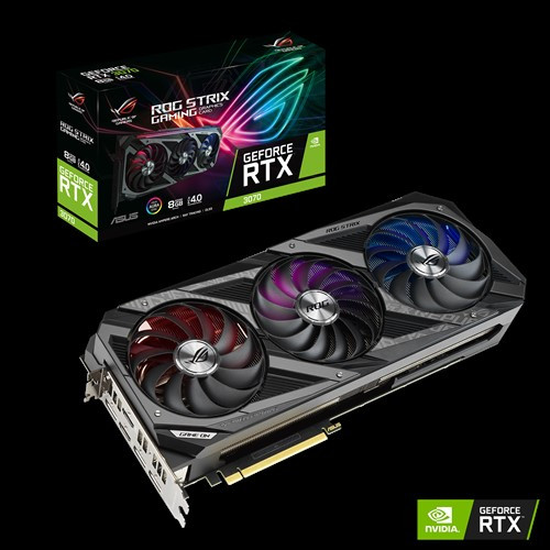 Видеокарта Asus Rog Strix RTX 3070 8GB - фото 1 - id-p99671041