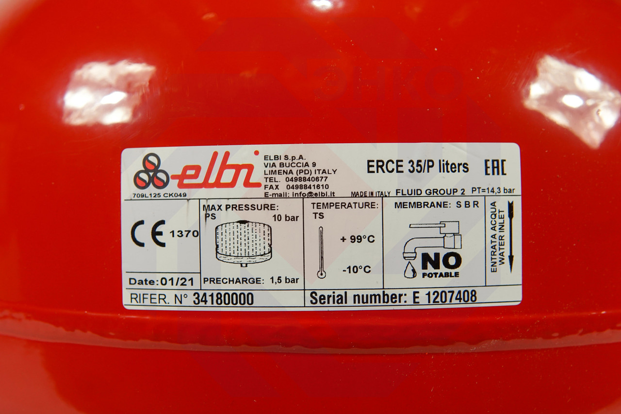 Бак расширительный ELBI ER 35 CE/p - фото 3 - id-p99671334