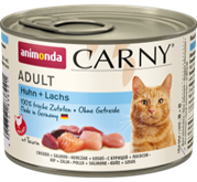 Консервы Carny Adult Cat с курицей и лососем для кошек 200гр