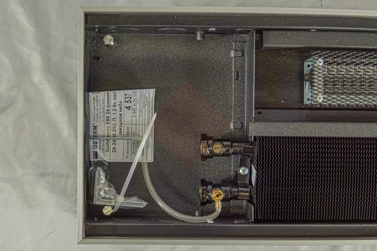 Конвектор внутрипольный с принудительной конвекцией ISOTERM Гольфстрим КВК24 1300 мм - фото 3 - id-p99672095