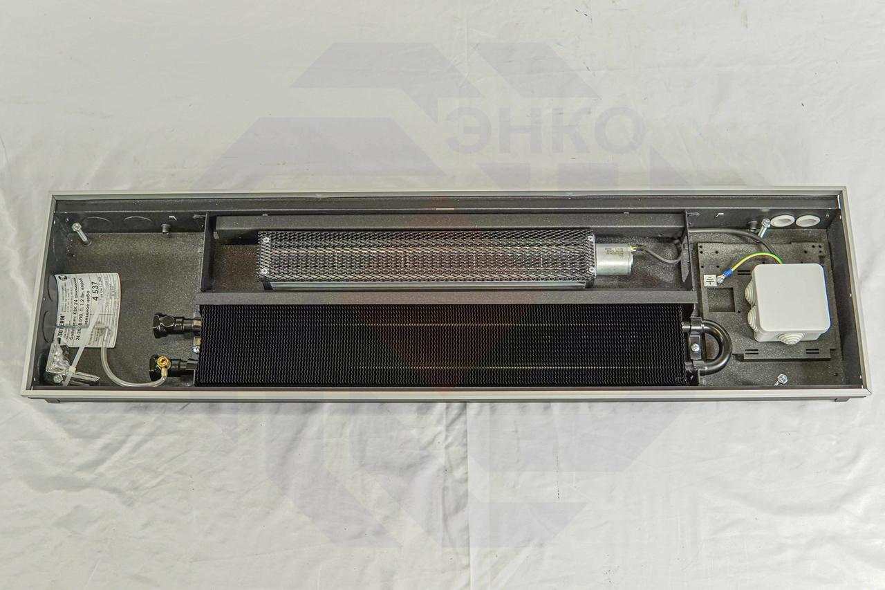 Конвектор внутрипольный с принудительной конвекцией ISOTERM Гольфстрим КВК24 900 мм - фото 2 - id-p99672104