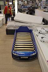 Детская кровать-машина Bambini 1100 Голубой, фото 2
