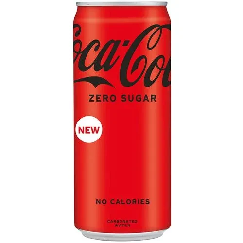 Coca-Cola Zero Sugar  330 ml  ж/б / KZ / (12 шт-упак)