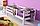 Детская кровать Соня, белый 80х68х172 см, фото 2