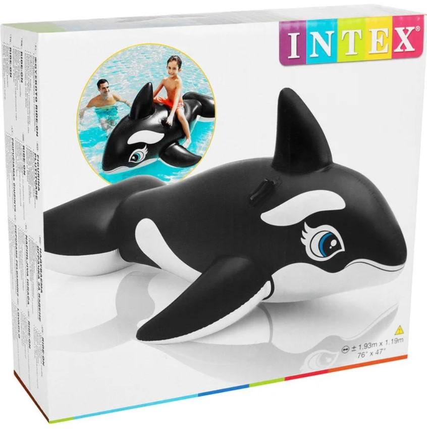 Надувная игрушка для катания верхом Косатка (Whale) 193 х 119 см. - фото 4 - id-p99676967