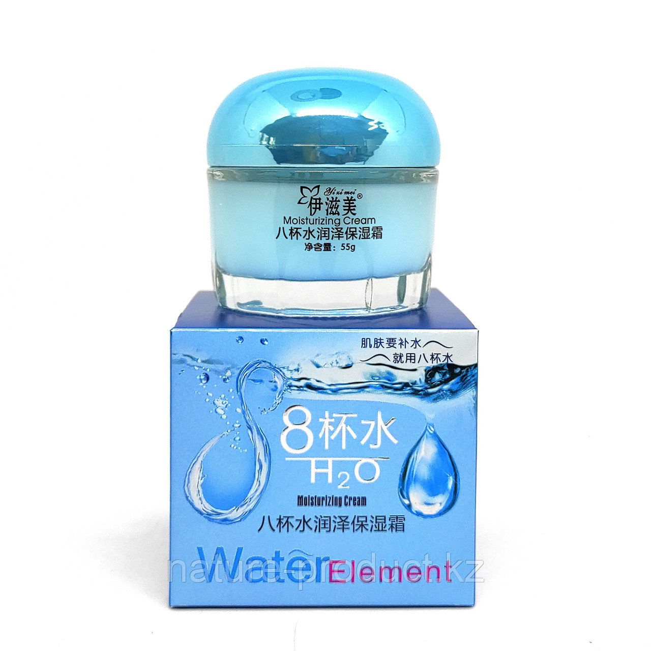 Крем для лица увлажняющий H2O Water Element Yizimei 55 гр. - фото 1 - id-p99676871