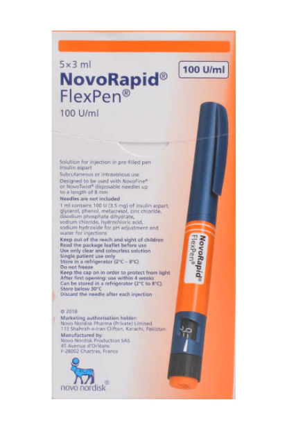 НовоРапид ФлексПен (NovoRapid FlexPen) | Инсулин аспарт (insulin aspart)