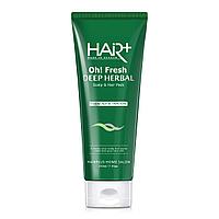 Укрепляющая маска для кожи головы и волос HAIR PLUS Oh! Fresh Deep Herbal Scalp & Hair Pack