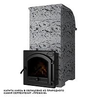 Печь для бани, отделка СЕРПЕНТИНИТ «ПРЕМИУМ», Князь Калита, ВВД