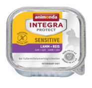 Консервы Integra Protect Sensitive с ягненком и рисом д/взр.кошек при пищ. аллергии 100гр