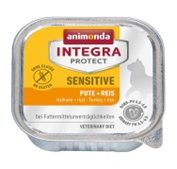 Консервы Integra Protect Sensitive с индейкой и рисом д/взр.кошек при пищ. аллергии100гр