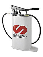 Насос с овальной емкостью для консистентной смазки объемом 16 л с регулируемым давлением, SAMOA