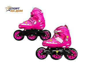 Скоростные роликовые коньки In Line Skate LINX (M-розовые), фото 2