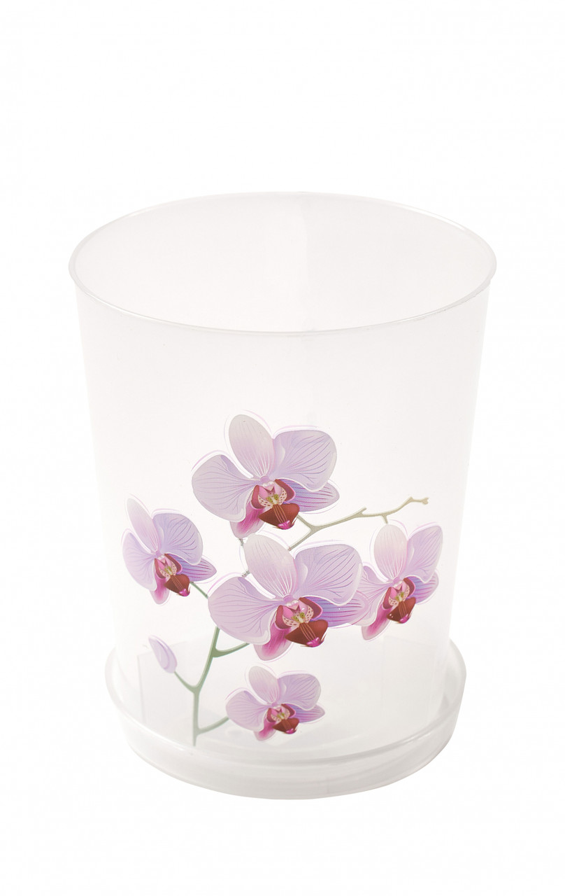 Горшок прозрачный для орхидеи 3,5 л. (Альтернатива пласт, Россия) - фото 1 - id-p99682804