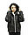 Женская куртка «UM&H 17744821» черная (полиэстер), фото 2