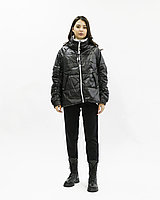 Женская куртка «UM&H 16420839» черная (полиэстер), фото 1