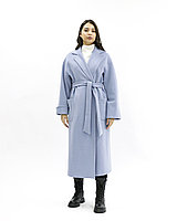 Женское пальто «UM&H 78493295» голубое (полиэстер)