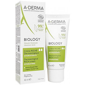 A-DERMA BIOLOGY Крем увлажняющий для сухой кожи  40 мл