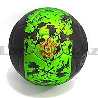 Футбольный мяч Manchester United, зелено-черный