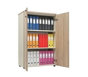 Шкаф NW 1280 закрытый вяз натуральный/бежевый