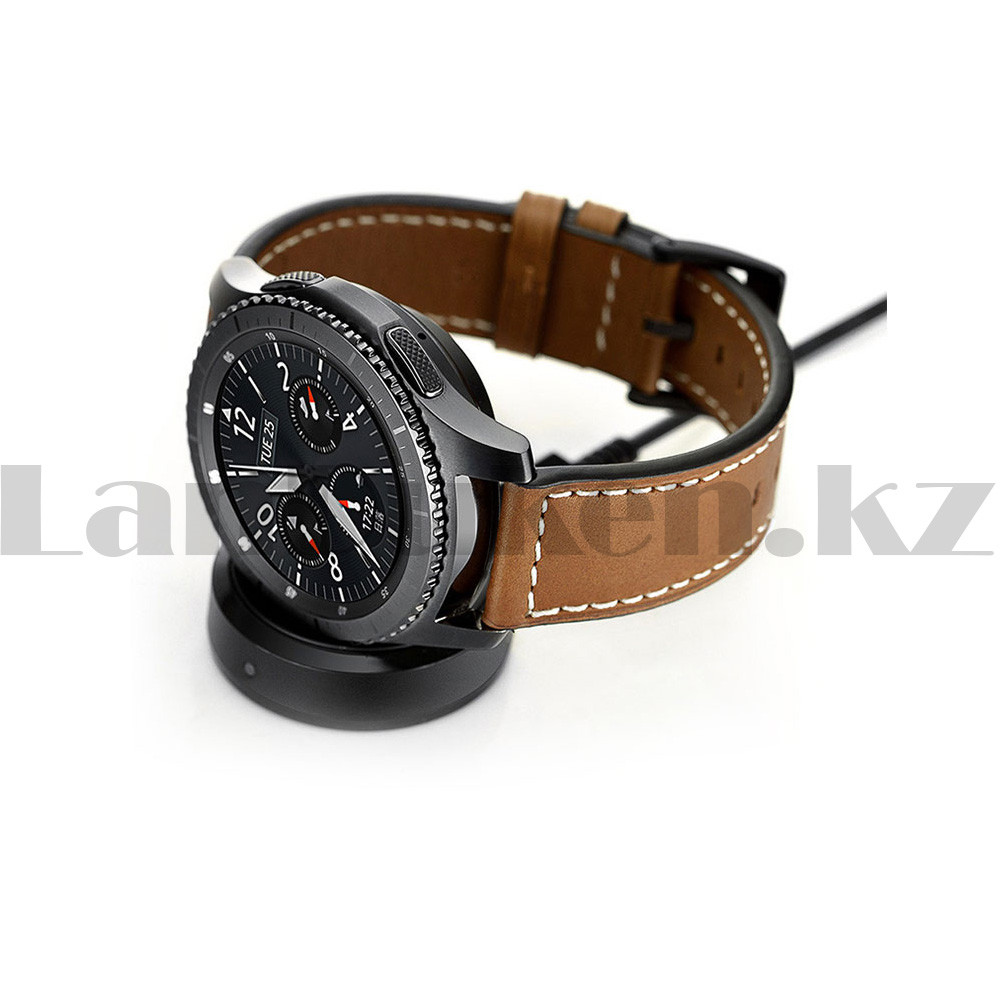 Беспроводная зарядка для смарт часов Gear S3 черная - фото 8 - id-p99707004