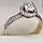 Сертификат IGI 1.12Сt VVS2/J Good-Cut Золотое  кольцо с бриллиантом, фото 3
