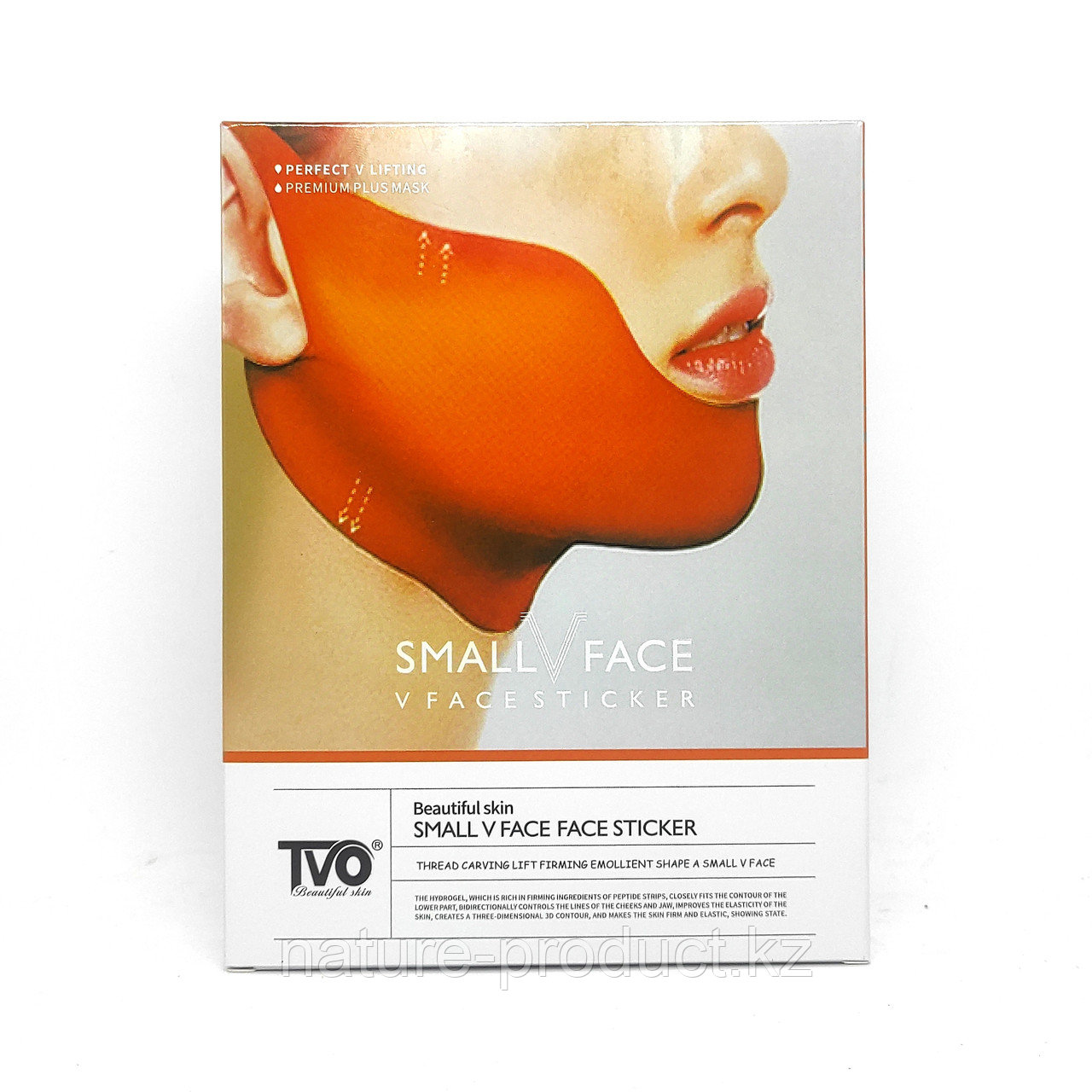 Лифтинговая подтягивающая маска бандаж для коррекции овала лица Small V Face TVO 5 шт. 046