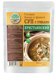 Кронидов  туристическая еда суп с грибами крестьянский, 300 г