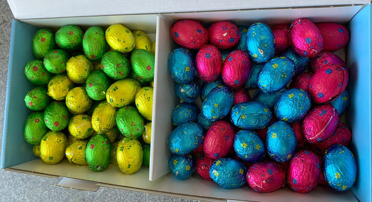 Шоколадные яйца Baron Happy Easter (АССОРТИ)   1кг