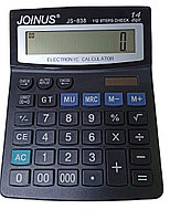 Калькулятор 14р Joinus 838 двойное питание, пласт.корп., разм.160*205