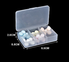 6 ұяшықты сақтауға арналған контейнер органайзері