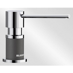 Дозатор Lato хром/темная скала