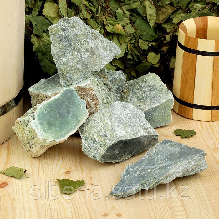 Нефрит (10 кг ведро, колото-пиленый ) Камни для бани, сауны. - фото 1 - id-p99739256