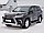 Защита переднего бампера Lexus LX570 2016-21 (Стандарт) d63 дуга-d63 секции+клыки, фото 4