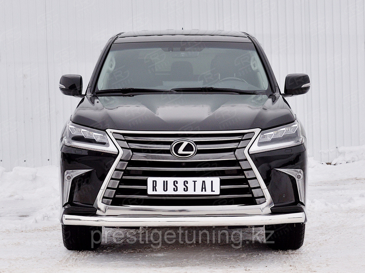 Защита переднего бампера Lexus LX570 2016-21 (Стандарт) d76 секция