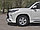 Защита переднего бампера Lexus LX570 2016-21 (TRD SUPERIOR) d63 секция 75х42 дуга, фото 3