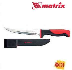 Нож рыбака "FILLET KNIFE" small, 150 мм, двухкомпонентная рукоятка, пластиковые ножны Matrix Kitchen, фото 2