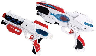 Набор бластеров Fun Red 2 шт звук свет 30см