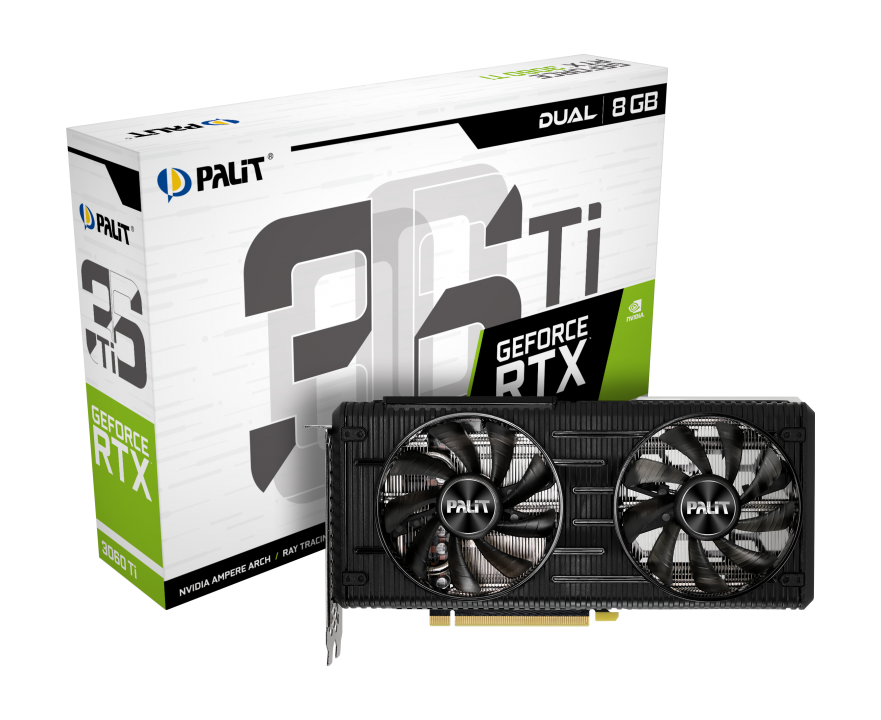 Видеокарта RTX 3060Ti Dual 8GB Palit NVIDIA GeForce